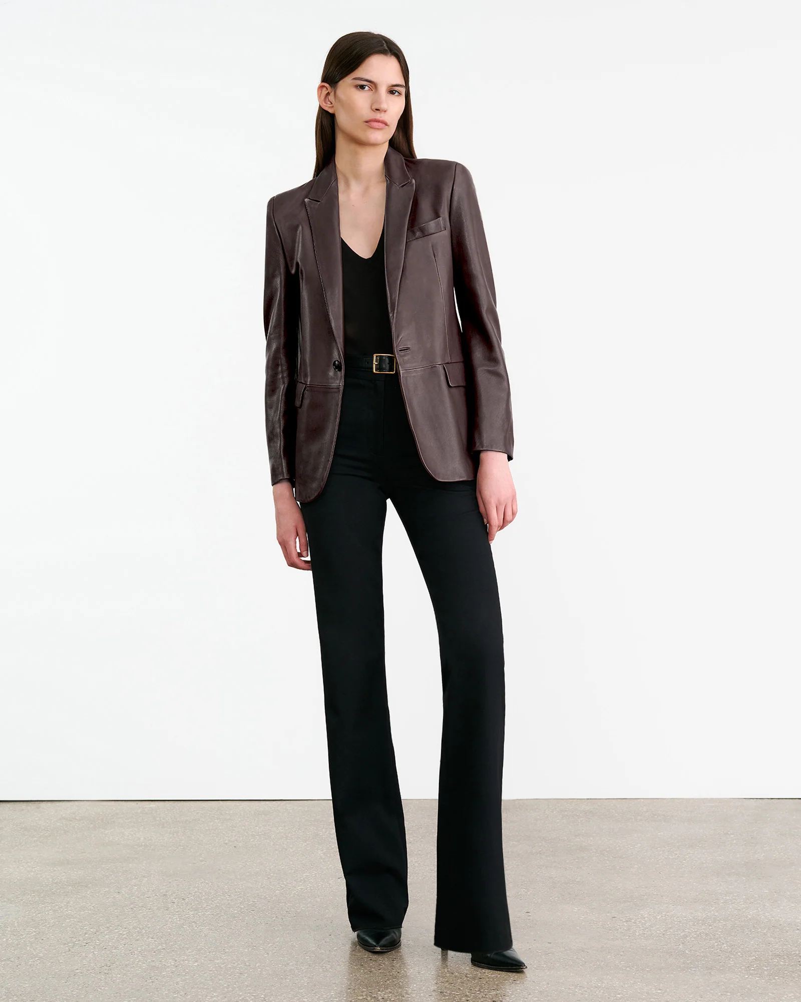BELMONDE LEATHER TAILORED JACKET - Image 11
