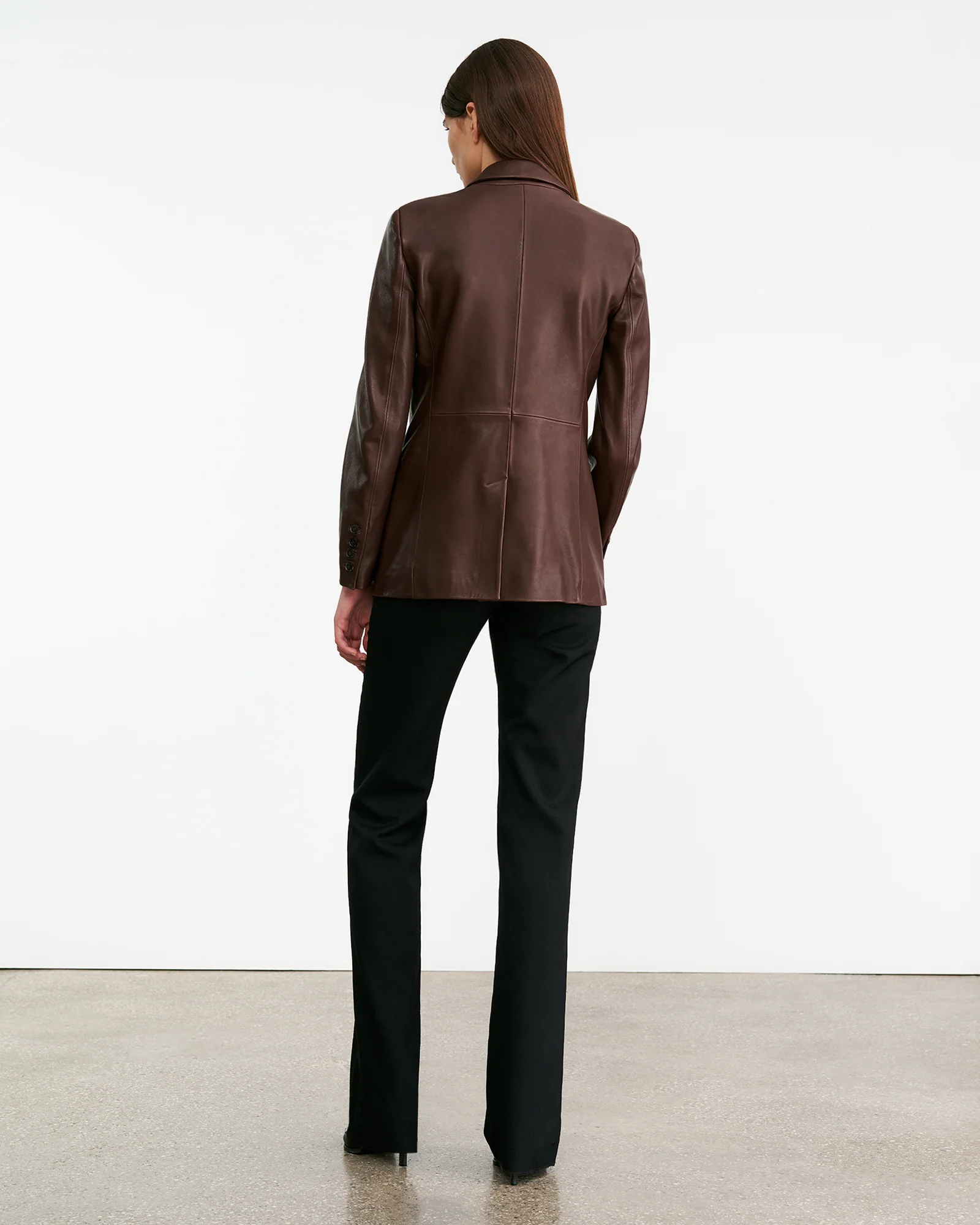 BELMONDE LEATHER TAILORED JACKET - Image 12
