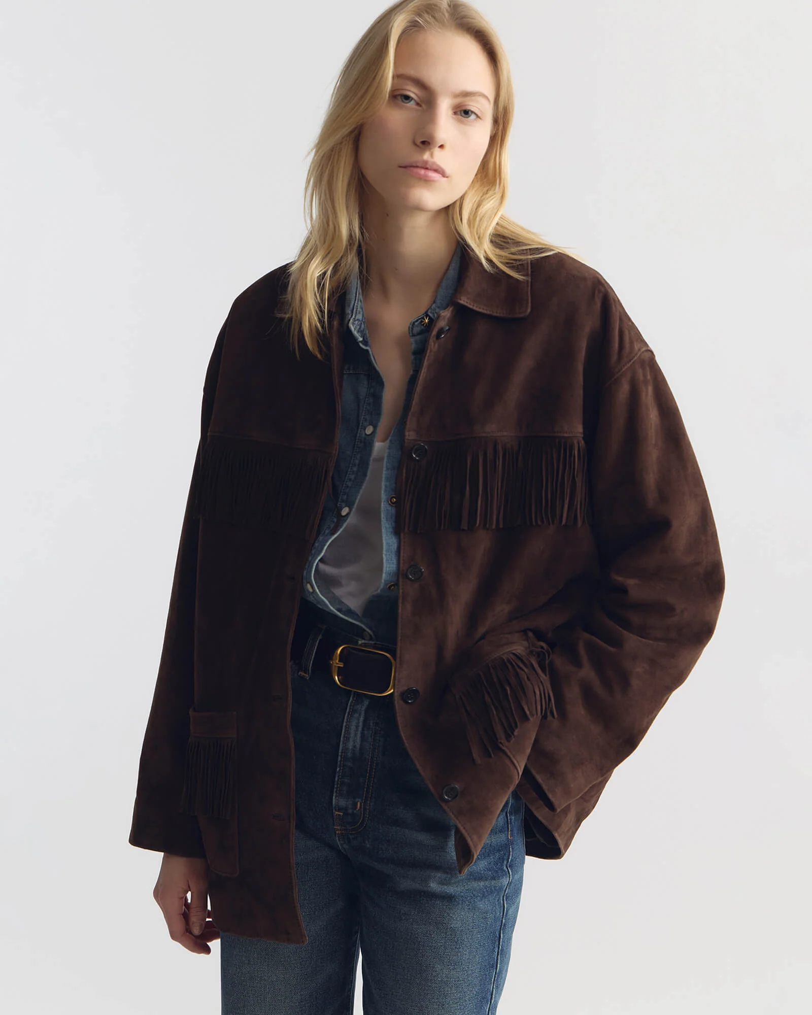 FOUDRE FRINGE SUEDE JACKET - Image 2