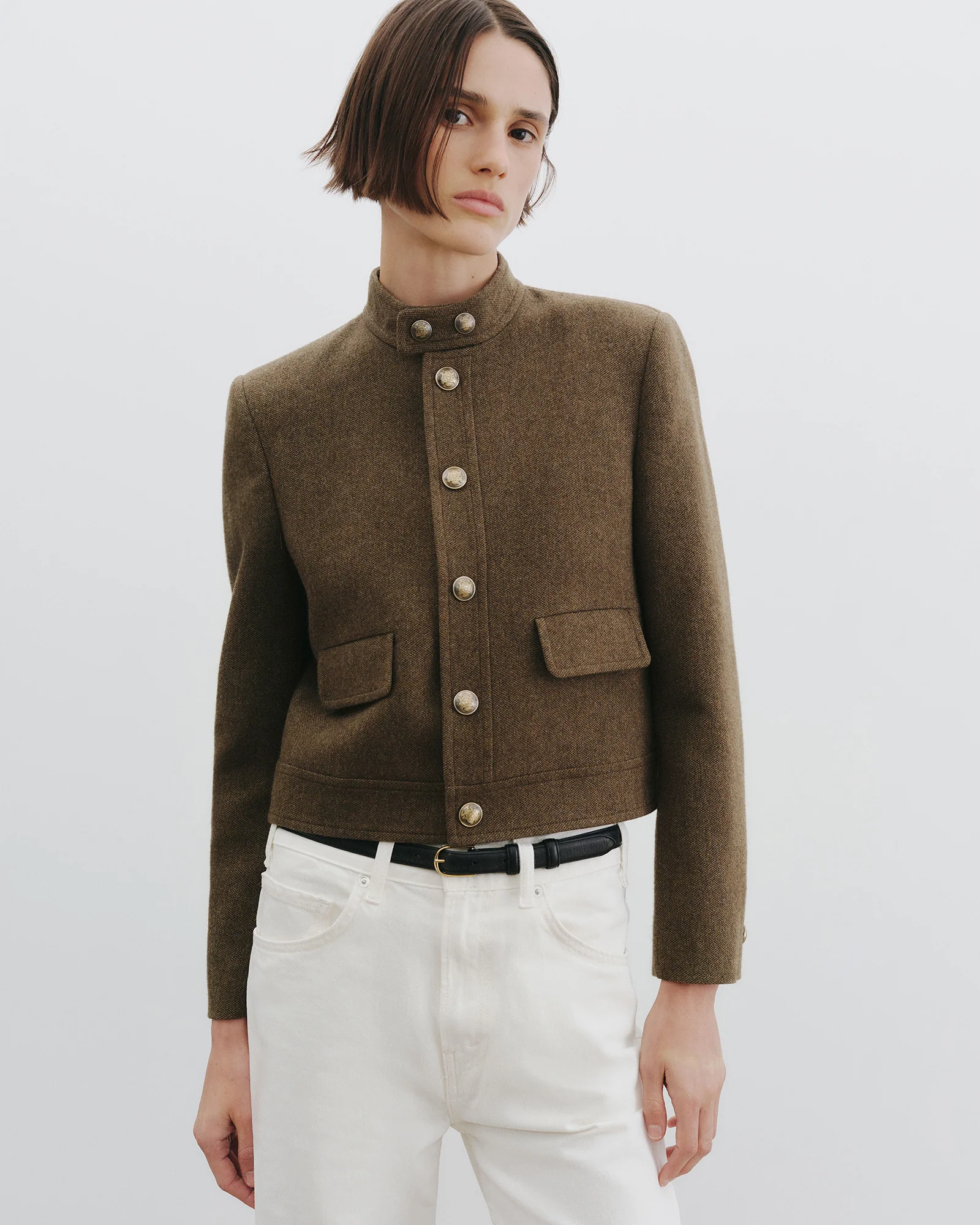 HADLEY CROPPED WOOL JACKET - Image 2