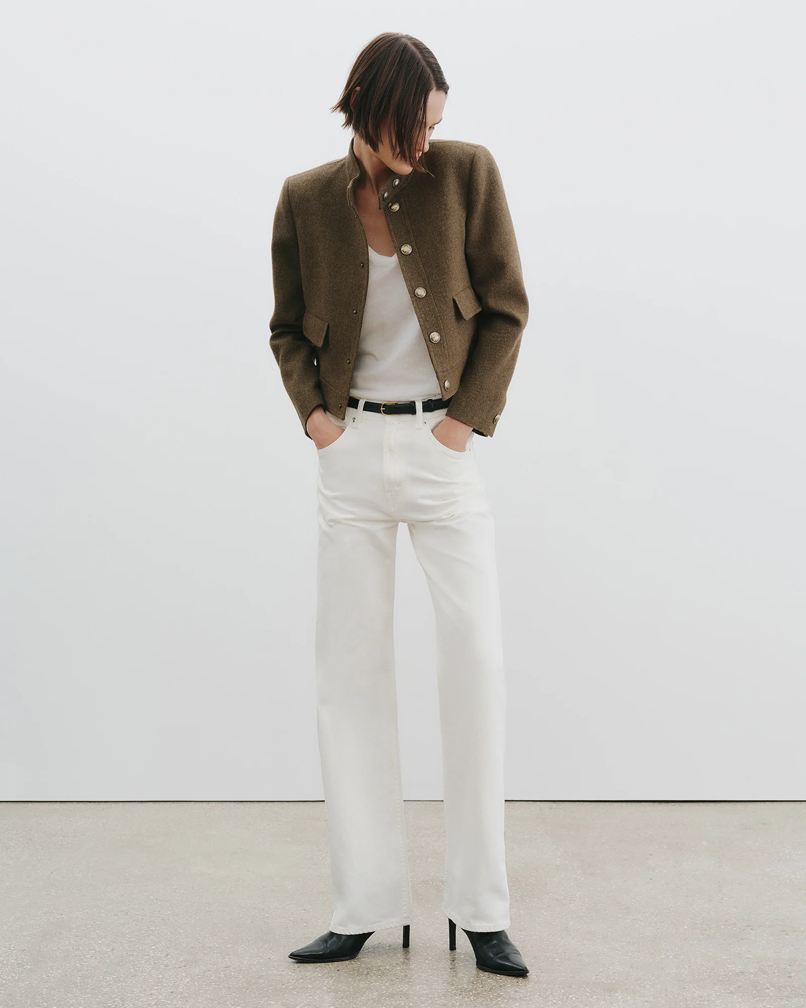 HADLEY CROPPED WOOL JACKET - Image 6
