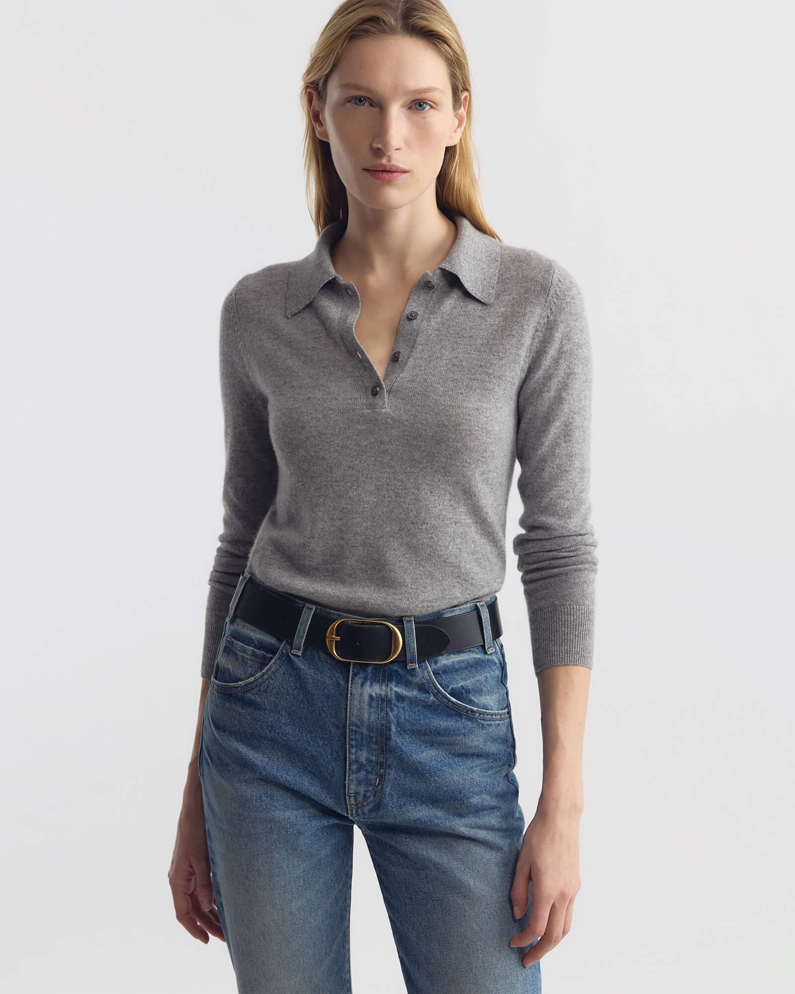 PRESCOTT SWEATER CASHMERE POLO - Image 2