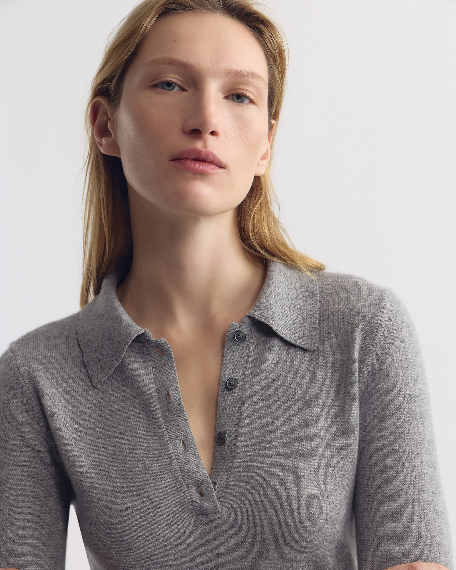 PRESCOTT SWEATER CASHMERE POLO - Image 3