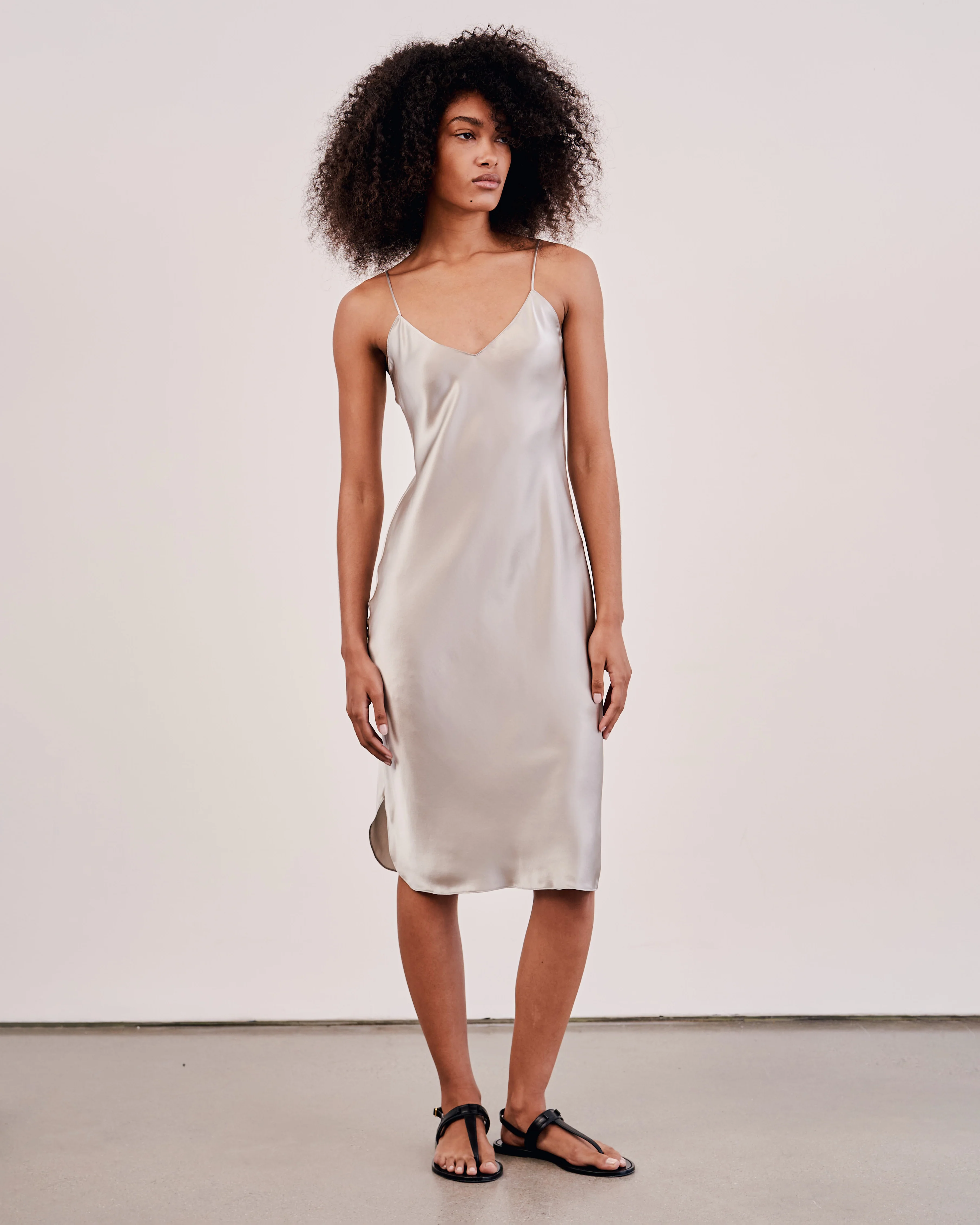 CAMI SILK DRESS - Image 40
