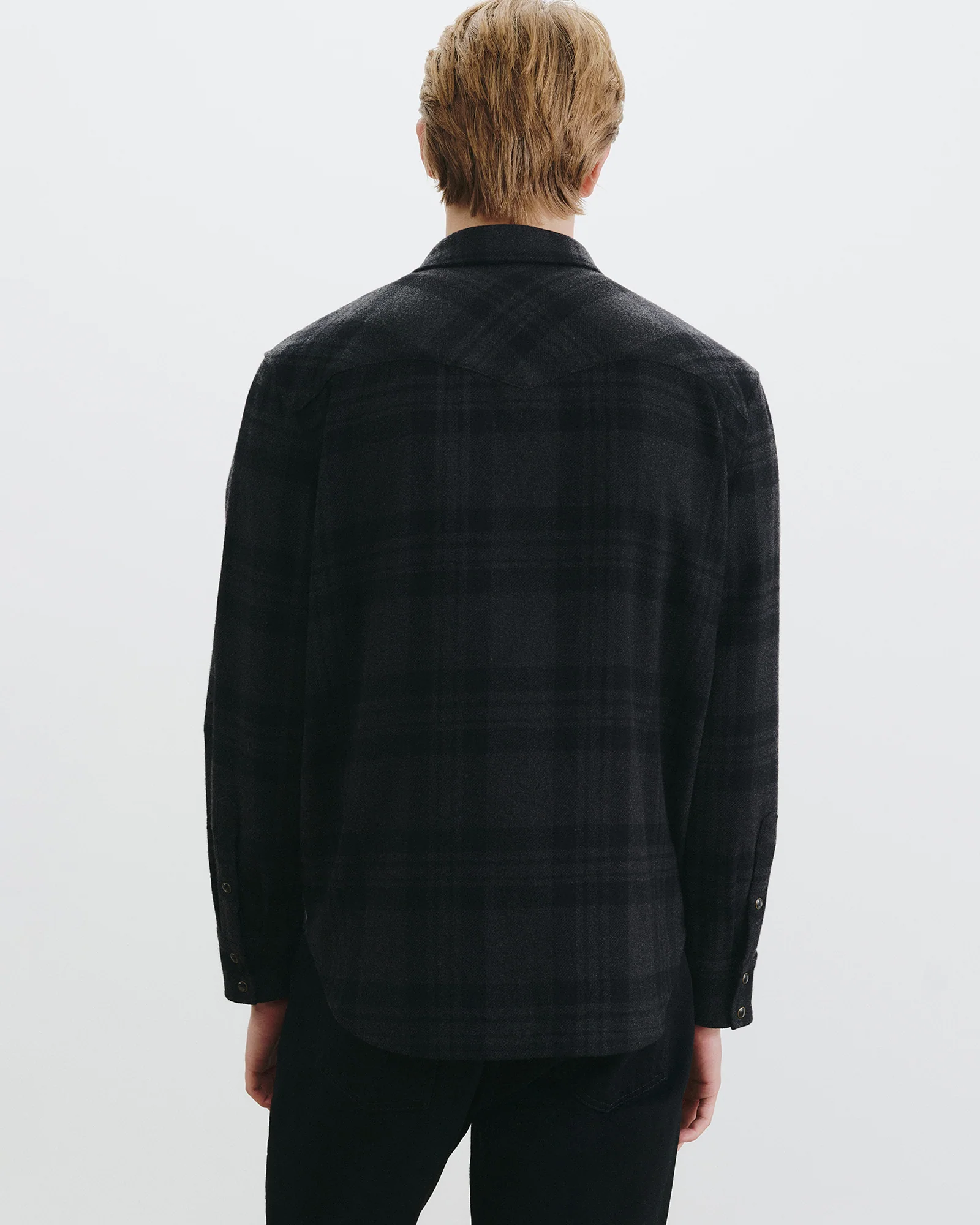 TRAVIS CASHMERE BUTTON UP - Image 5