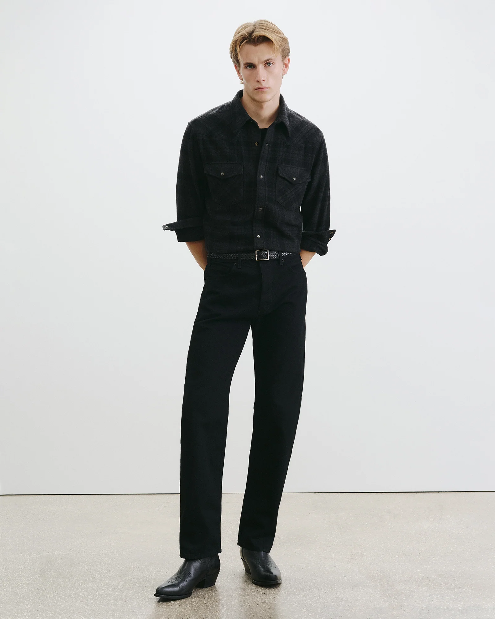 TRAVIS CASHMERE BUTTON UP - Image 6