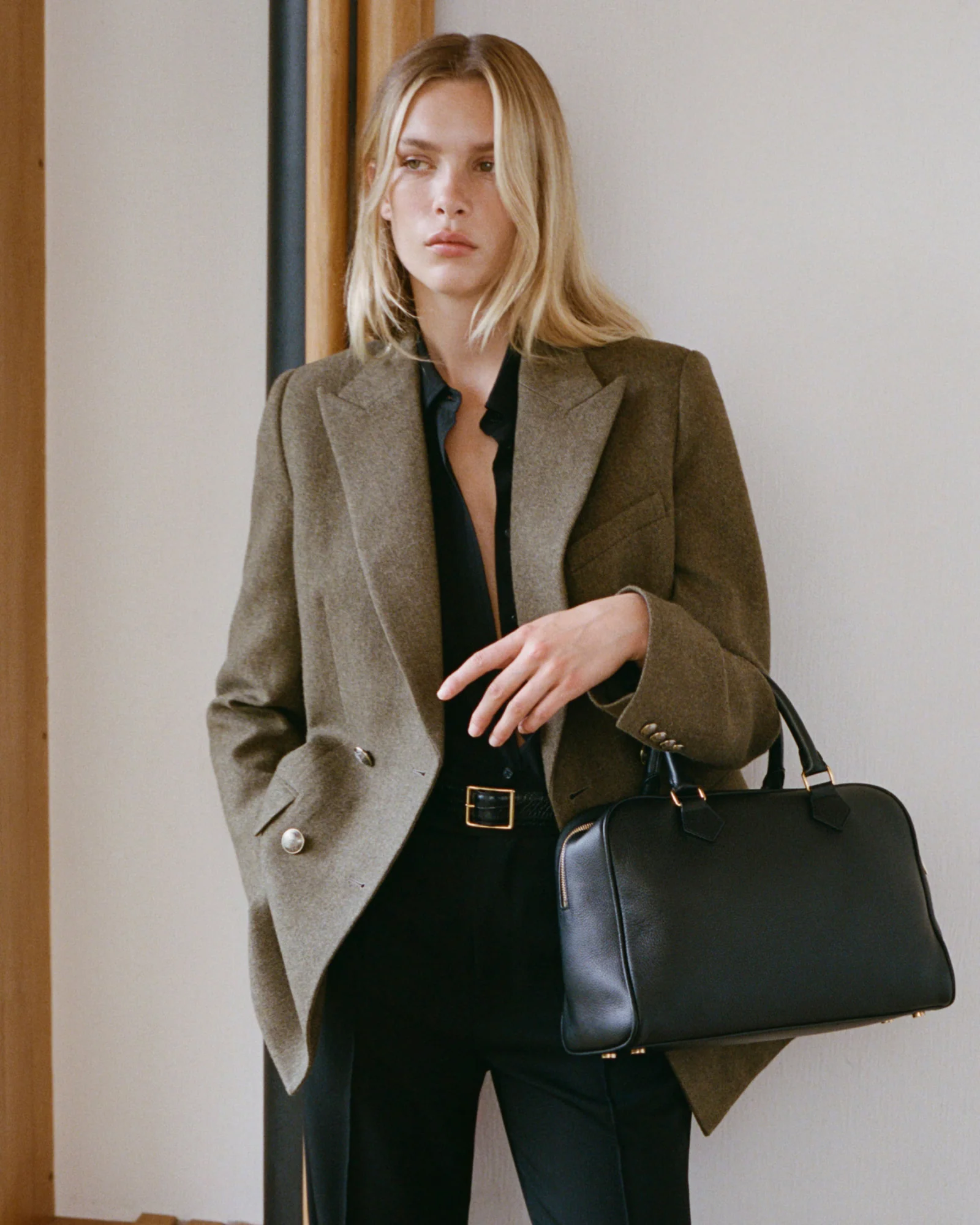 WESTON DOUBLE BREASTED WOOL BLAZER - Image 10