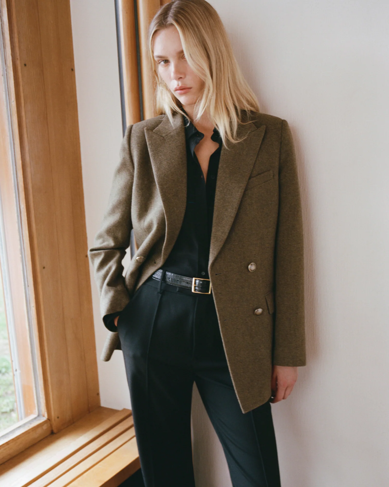 WESTON DOUBLE BREASTED WOOL BLAZER - Image 11