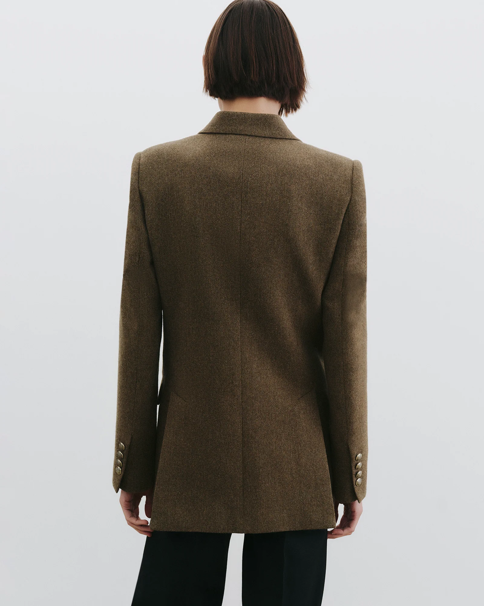 WESTON DOUBLE BREASTED WOOL BLAZER - Image 6