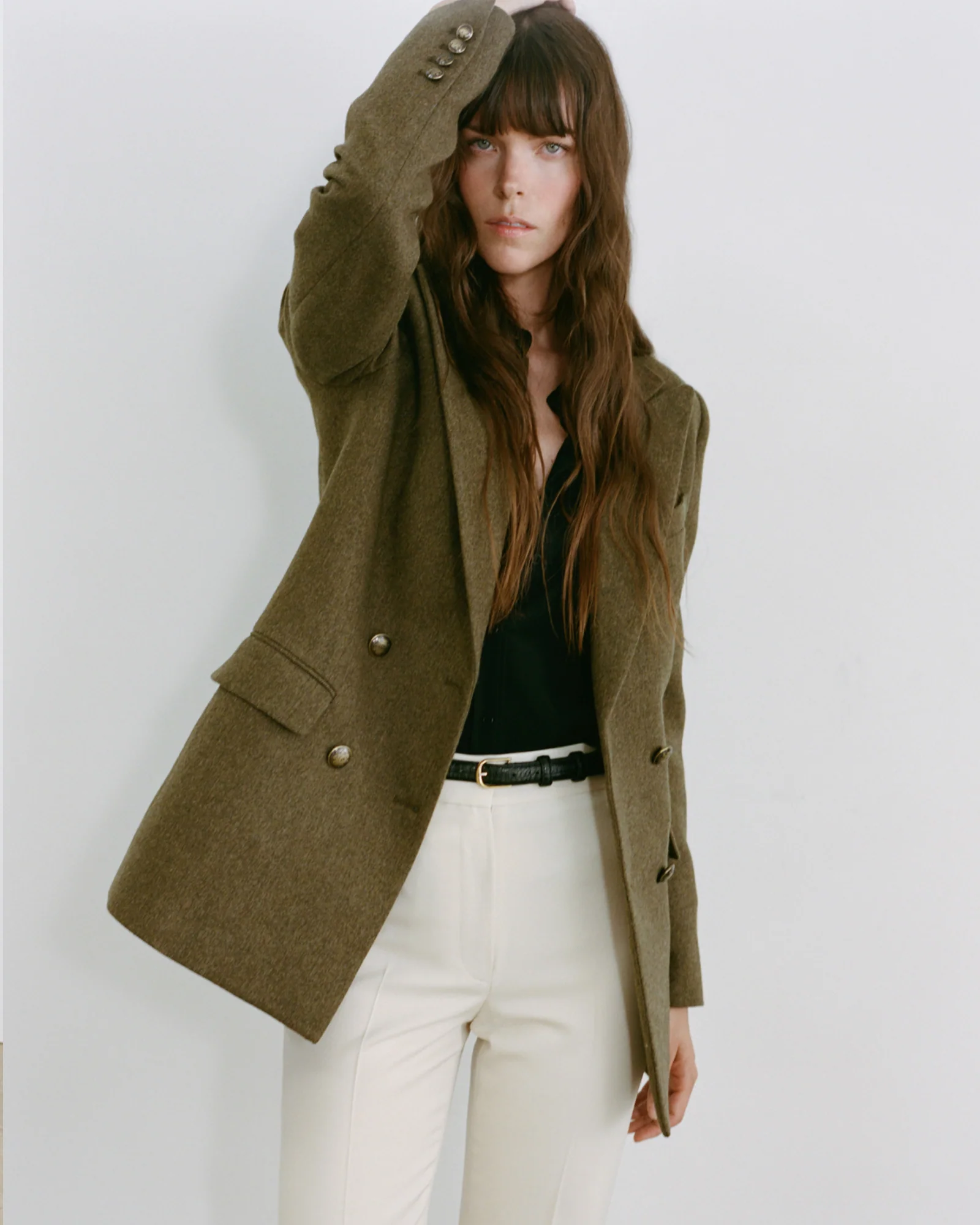 WESTON DOUBLE BREASTED WOOL BLAZER - Image 8